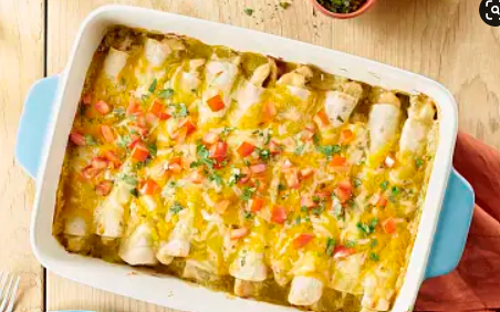 Pork Red and Green Chile Enchiladas