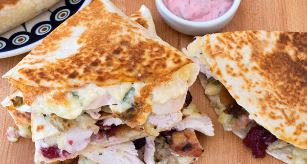 Turkey and Green Chile Quesadillas