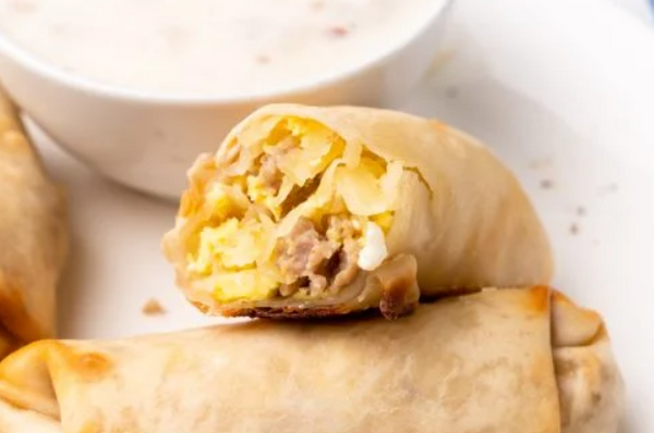 Green Chile Breakfast Egg Rolls