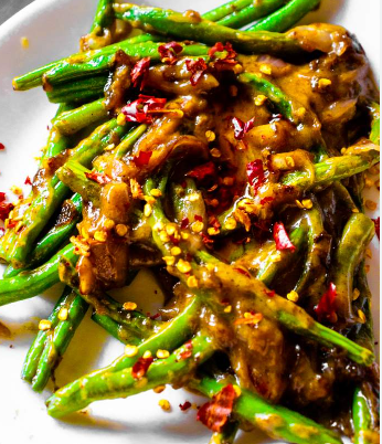 Maple Hatch & Mustard Glazed Green Beans