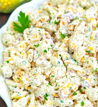 Corn and Green Chile Pasta Salad