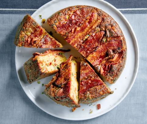 Green Chile Bacon Cornbread