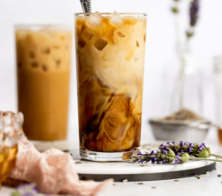 Iced Honey Lavender Latte