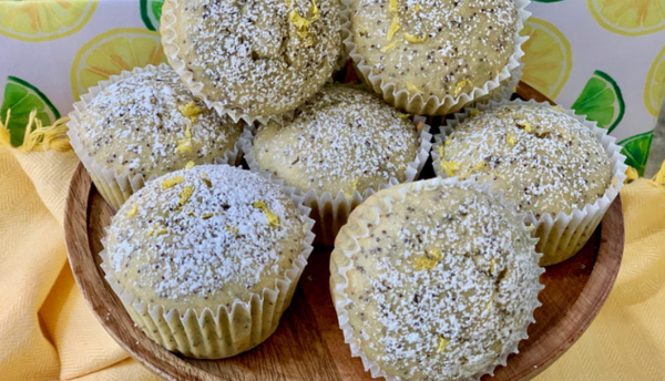 Lavender Poppyseed Muffins