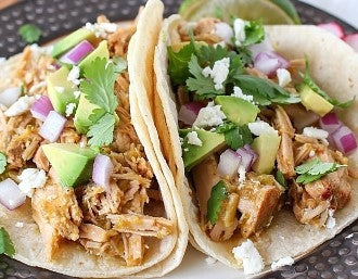 Pork Chile Verde Tacos