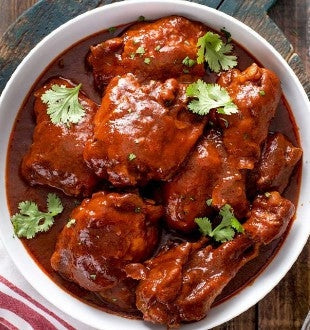 Red Chile Braised Chicken