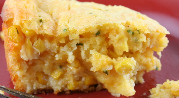 Hatch Green Chile Corn Pudding