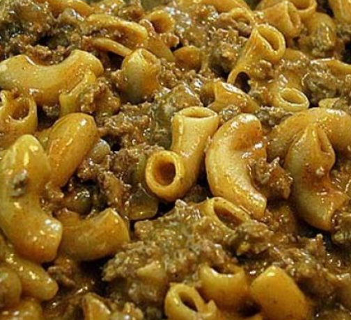 Green Chile Hamburger Mac