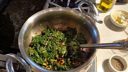 Sauteed Rainbow Chard