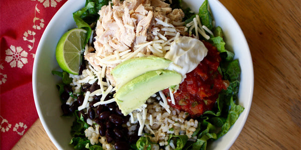 Chicken & Black Bean Burrito Bowl Recipe