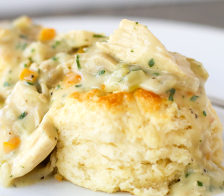 Green Chile Chicken and Biscuits