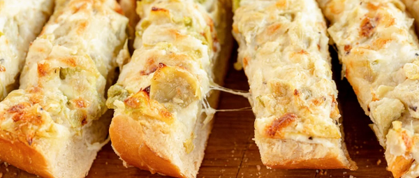 Green Chile Artichoke Bread