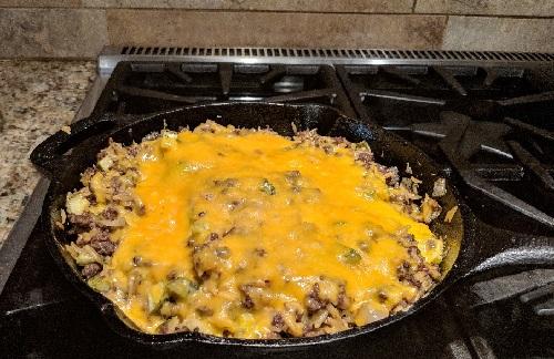 A Green Chile Cheeseburger Casserole Recipe!