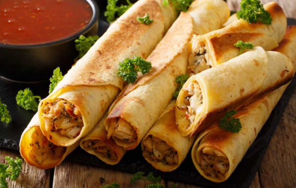 Baked Turkey Taquitos