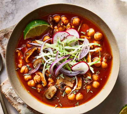 Mushroom Posole Rojo