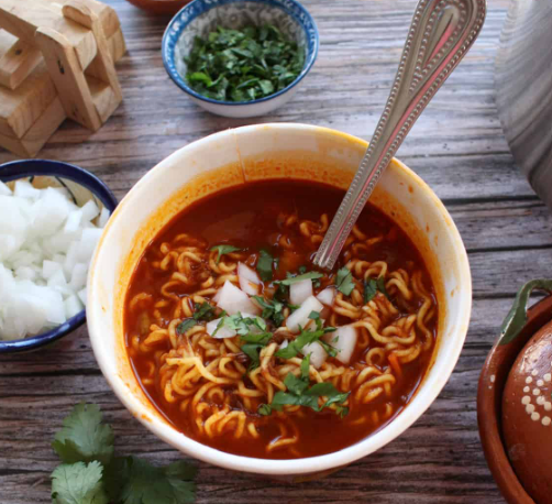 Red Chile Beef Ramen