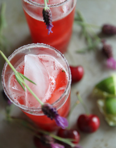 Cherry Lavender Lemonade