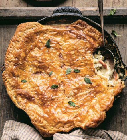 Chicken and Hatch Green Chile Pot Pie