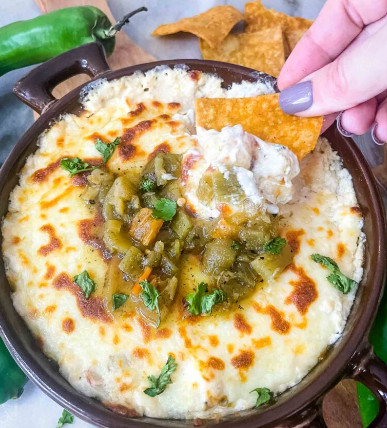 Green Chile Crab Dip