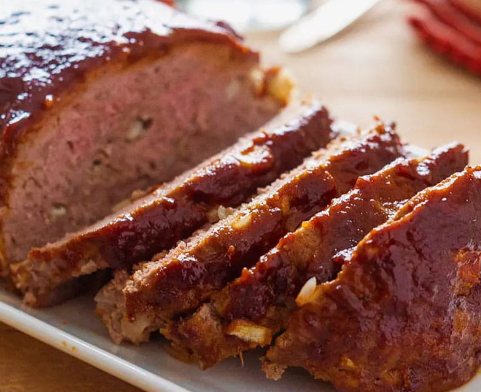 Red Chile Glazed BBQ Meatloaf