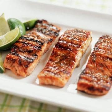 Spicy Honey Glazed Salmon