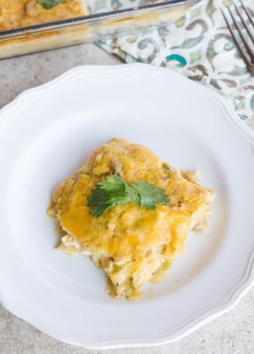 A Green Chile Enchilada Casserole Recipe!