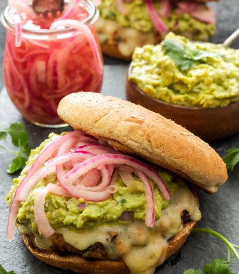 Hatch Green Chile Turkey Burgers