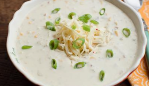 Smoky Potato and Green Chile Soup