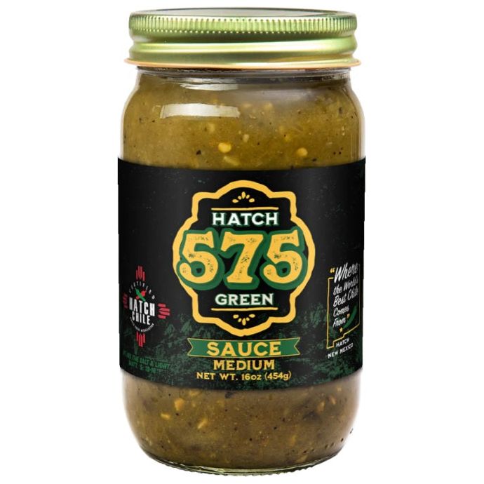 575 Green Chile Sauce Medium-Made in New Mexico