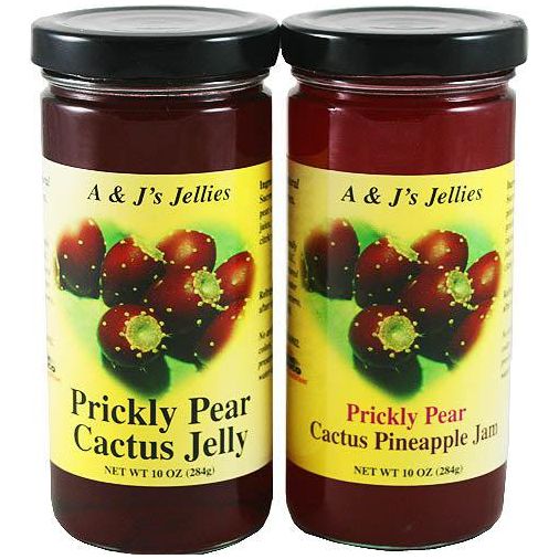 A and J's Prickly Pear Jellies: Prickly Pear Cactus Jelly-#1 Ranked New Mexico Salsa &amp; Chile Powder | Made in New Mexico