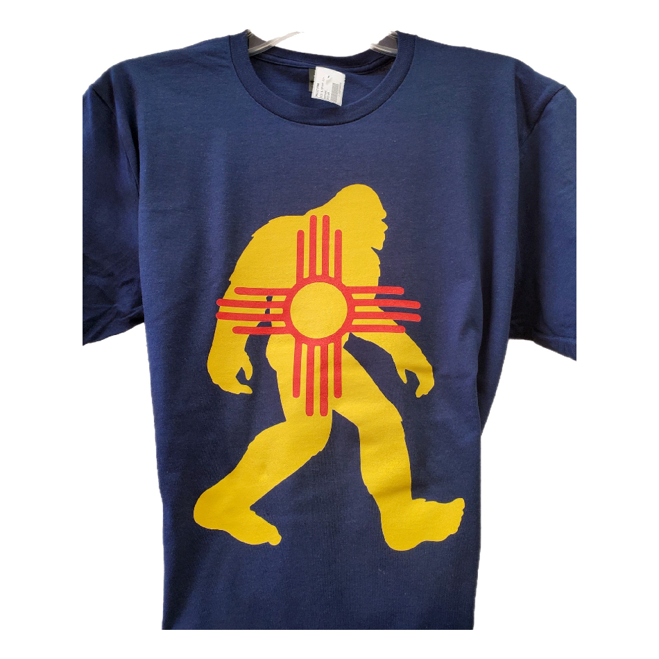 Bigfoot Zia T Shirt-#1 Ranked New Mexico Salsa &amp; Chile Powder | Made in New Mexico