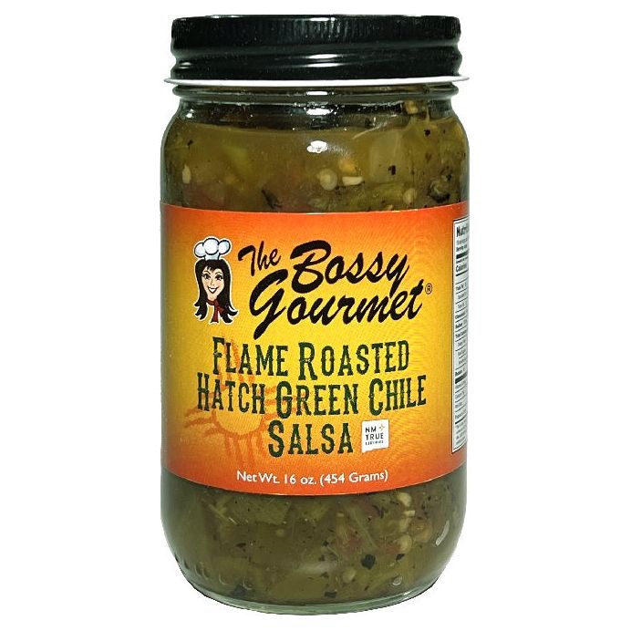 Bossy Gourmet Hatch Green Chile Salsa-#1 Ranked New Mexico Salsa &amp; Chile Powder | Made in New Mexico