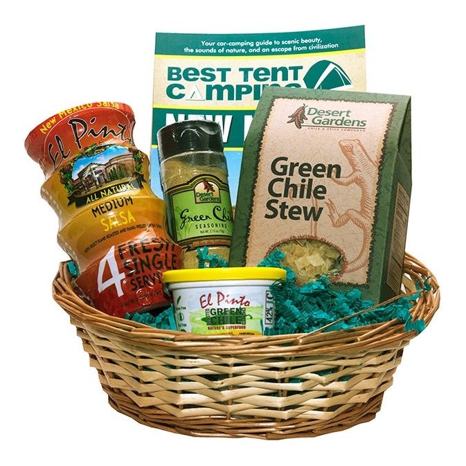 Chile Camper Gift Basket-#1 Ranked New Mexico Salsa &amp; Chile Powder | Made in New Mexico