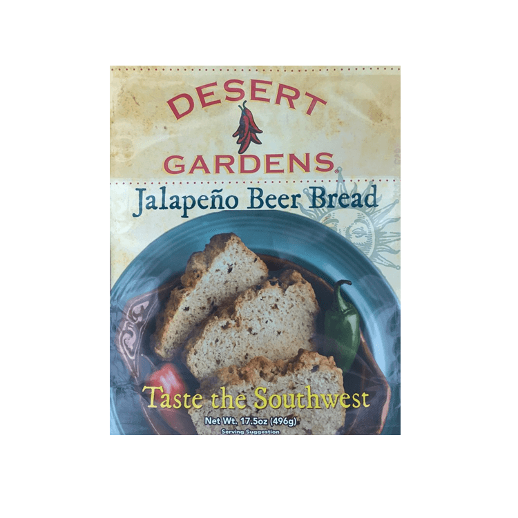 Desert Gardens Jalapeno Beer Bread-#1 Ranked New Mexico Salsa &amp; Chile Powder | Made in New Mexico