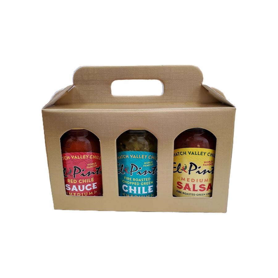 El Pinto 3 Pack-#1 Ranked New Mexico Salsa &amp; Chile Powder | Made in New Mexico