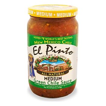 El Pinto Green Chile Sauce Medium-#1 Ranked New Mexico Salsa &amp; Chile Powder | Made in New Mexico