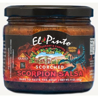 El Pinto Scorched Scorpion Salsa-#1 Ranked New Mexico Salsa &amp; Chile Powder | Made in New Mexico