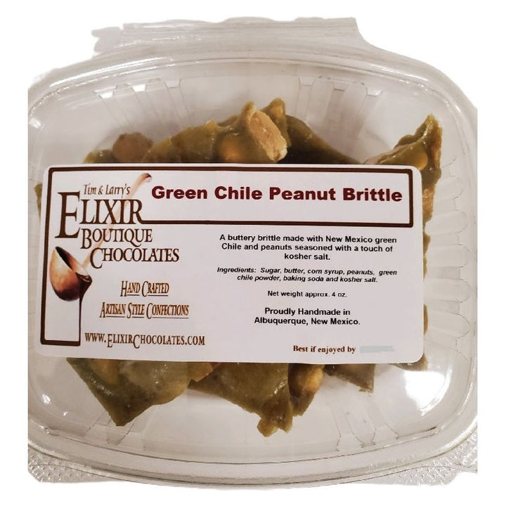 Green Chile Peanut Brittle-#1 Ranked New Mexico Salsa &amp; Chile Powder | Made in New Mexico