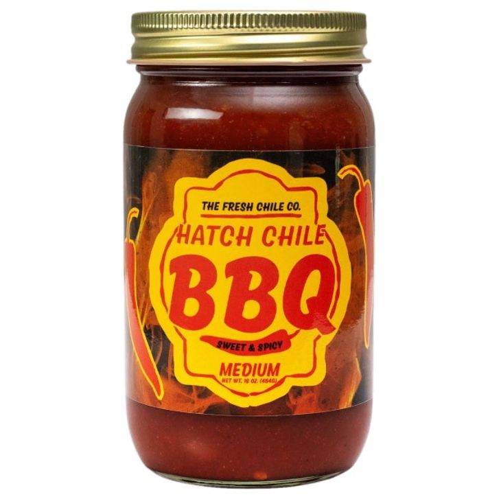 Hatch Chile Sweet & Spicy BBQ Sauce-#1 Ranked New Mexico Salsa &amp; Chile Powder | Made in New Mexico