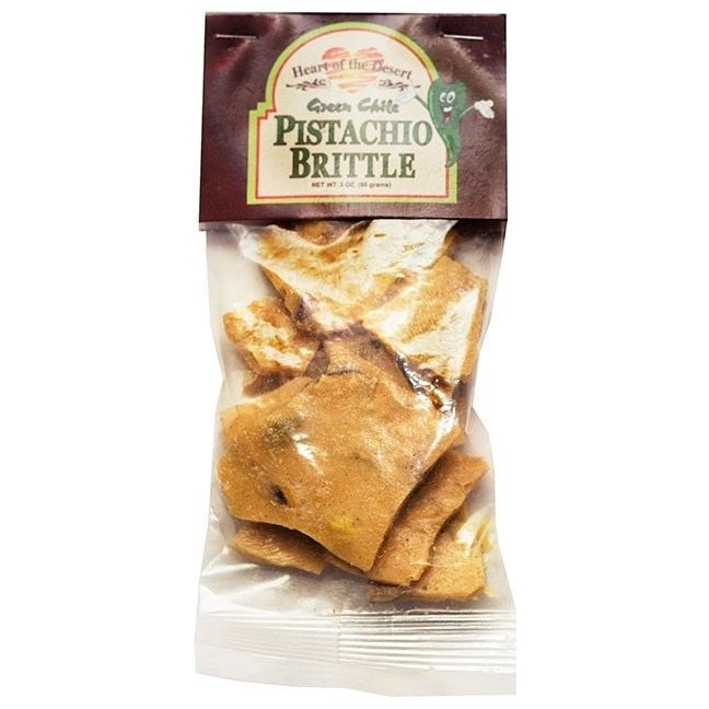 Heart of the Desert Pistachio Brittle-#1 Ranked New Mexico Salsa &amp; Chile Powder | Made in New Mexico