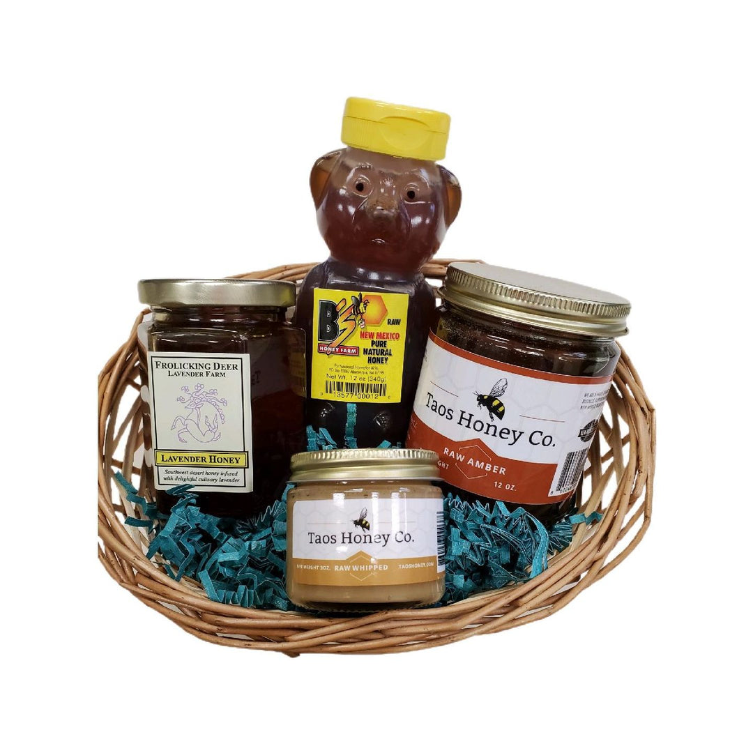 Honey Lovers Gift Basket-#1 Ranked New Mexico Salsa &amp; Chile Powder | Made in New Mexico