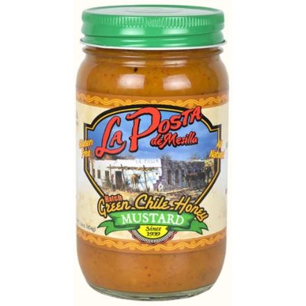 La Posta Hatch Green Chile Honey Mustard-#1 Ranked New Mexico Salsa &amp; Chile Powder | Made in New Mexico