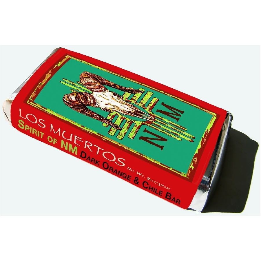 Los Muertos Spirit of New Mexico Chocolate Bars-#1 Ranked New Mexico Salsa &amp; Chile Powder | Made in New Mexico