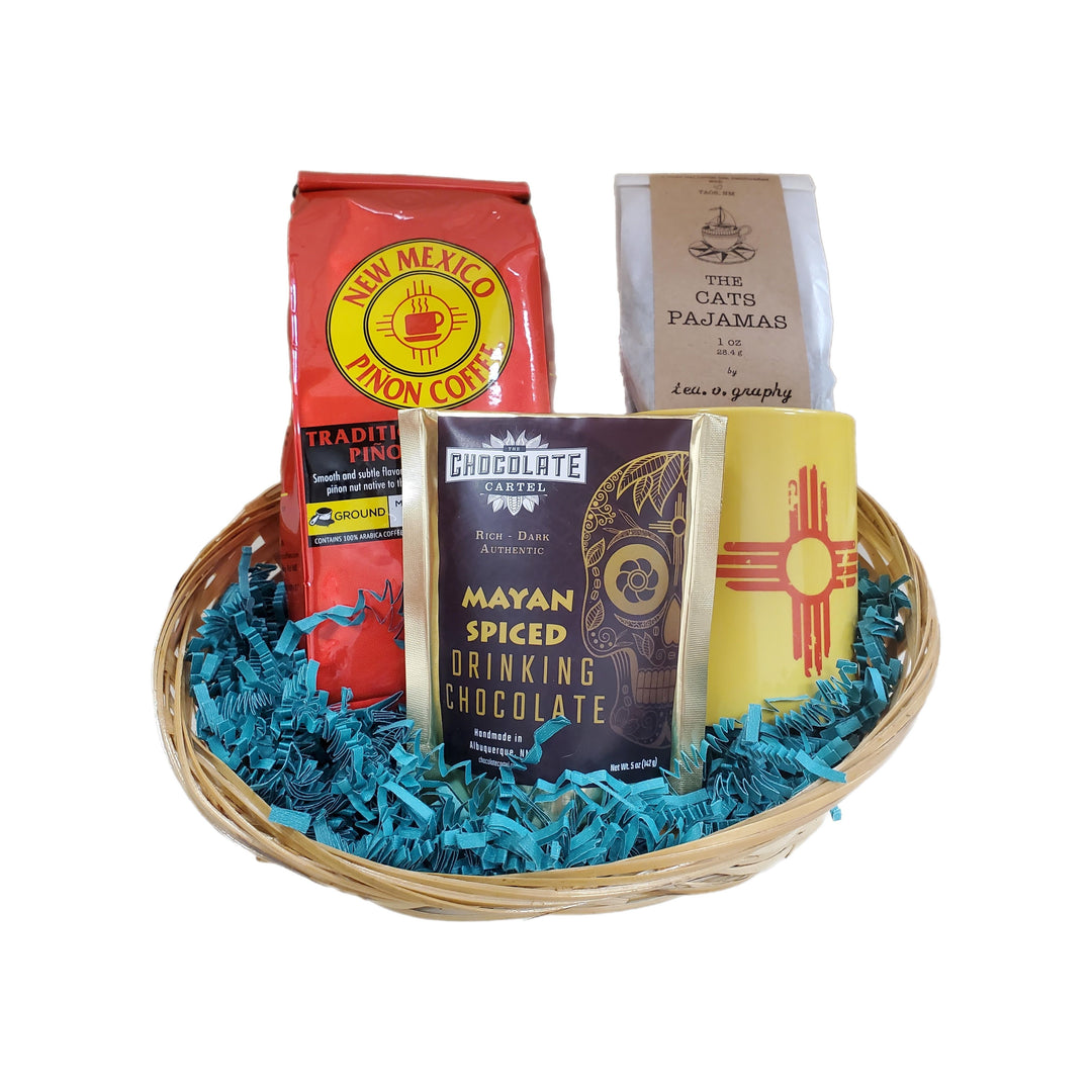 New Mexico Cozy Beverage Basket-Made in New Mexico