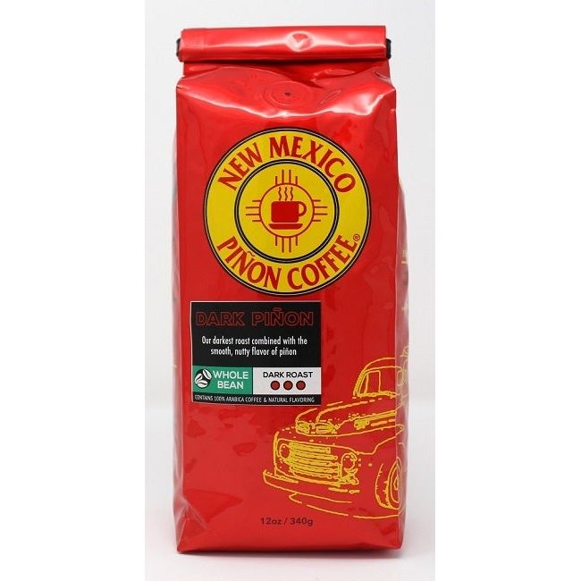 New Mexico Dark Roast Pinon Coffee 12 Oz-#1 Ranked New Mexico Salsa &amp; Chile Powder | Made in New Mexico