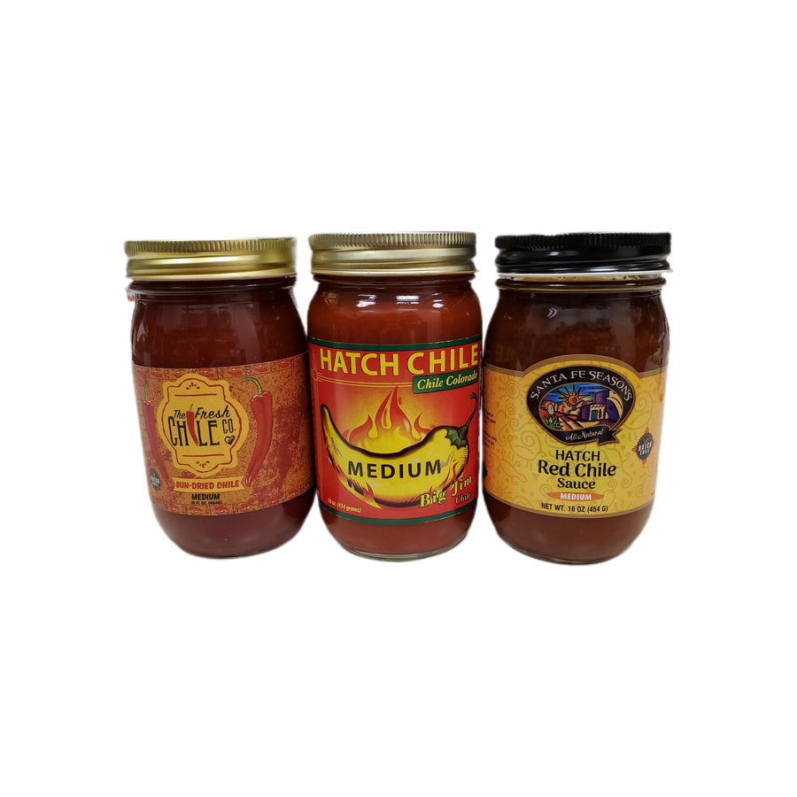 New Mexico Red Chile Sauce Bundle-#1 Ranked New Mexico Salsa &amp; Chile Powder | Made in New Mexico