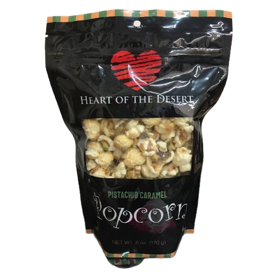 Pistachio Caramel Popcorn-#1 Ranked New Mexico Salsa &amp; Chile Powder | Made in New Mexico