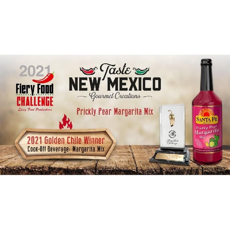 Prickly Pear Margarita Mix-#1 Ranked New Mexico Salsa &amp; Chile Powder | Made in New Mexico