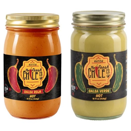 Salsa Roja Salsa Verde Verde 2 Pack-#1 Ranked New Mexico Salsa &amp; Chile Powder | Made in New Mexico