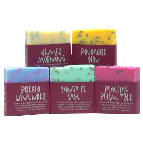 Sandia Soaps - 6 Oz.-#1 Ranked New Mexico Salsa &amp; Chile Powder | Made in New Mexico